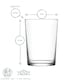 image 3 of LAV Bodega Highball Glasses - 520ml - Clear - Pack of 6 Clear
