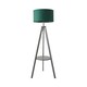 image 7 of ValueLights Morrigan Green Shade Grey Wood Tripod Floor Lamp Green