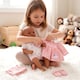 image 5 of BiBi Doll Reborn Baby Girl Clothes Set Pink Bunny Dress Outfit for 20 inch Dolls