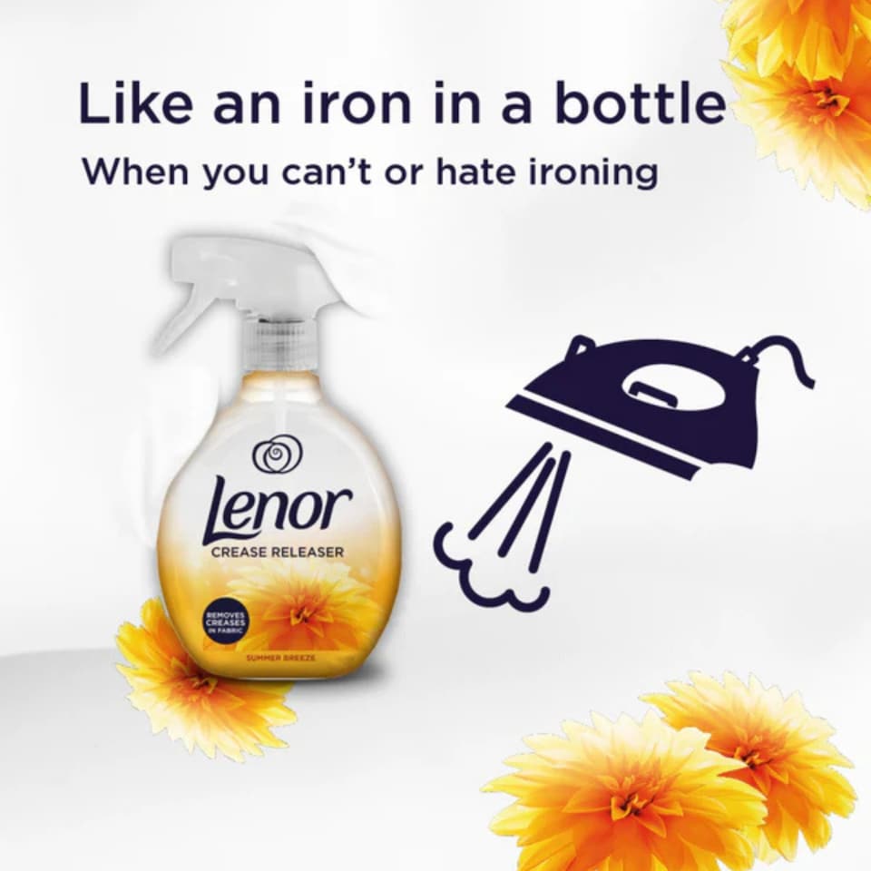 image 1 of Lenor Crease Releaser Spray Summer Breeze 500ml