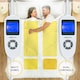 image 2 of MONHOUSE Premium Soft Fleece Electric Blanket - Heated Under Blanket - Double 137x190cm Beige - Fitted Mattress Cover - Machine Washable - 9 Heat Settings