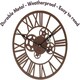 image 1 of Marco Paul 35cm Brown Skeleton Wall Clock Brown