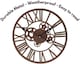image 1 of Marco Paul 35cm Brown Skeleton Wall Clock | Brown