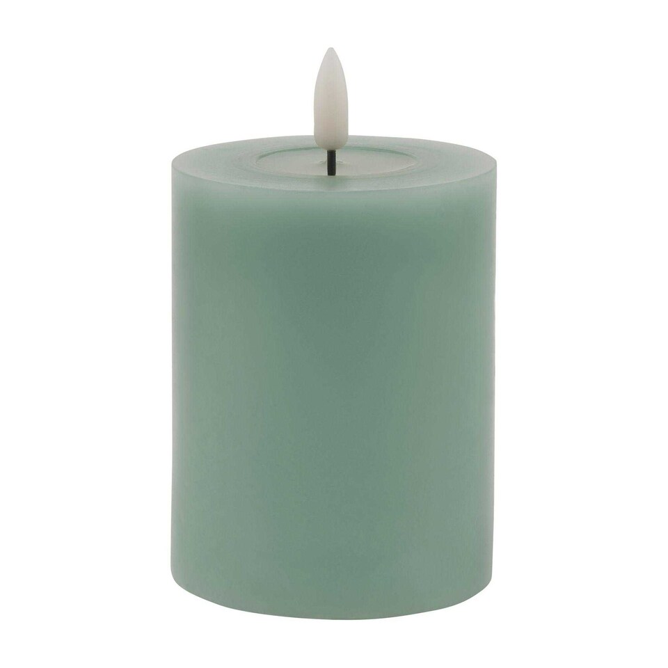 image 1 of Hill Interiors Luxe Collection Melting Electric Candle | Green | Sage | 1