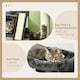 image 3 of PawHut Cat Tree 83cm Indoor Cat Scratching Post Kitten Tower, Black