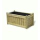 image 2 of Multi Pack of 2 - Elegant Rectangular Trough Planter - Timber - L50 x W100 x H52 cm - Minimal Assembly Required