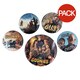 image 1 of The Goonies Button Badge Set (Pack of 5) - Multicoloured - One Size
