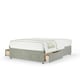 image 1 of Neptune Spring Seal Grey Naples Velvet 2 Drawer Divan Set Small Single