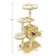 image 2 of COSTWAY 4 Levels Cat Tree Tower Cat Climbing Activity Center