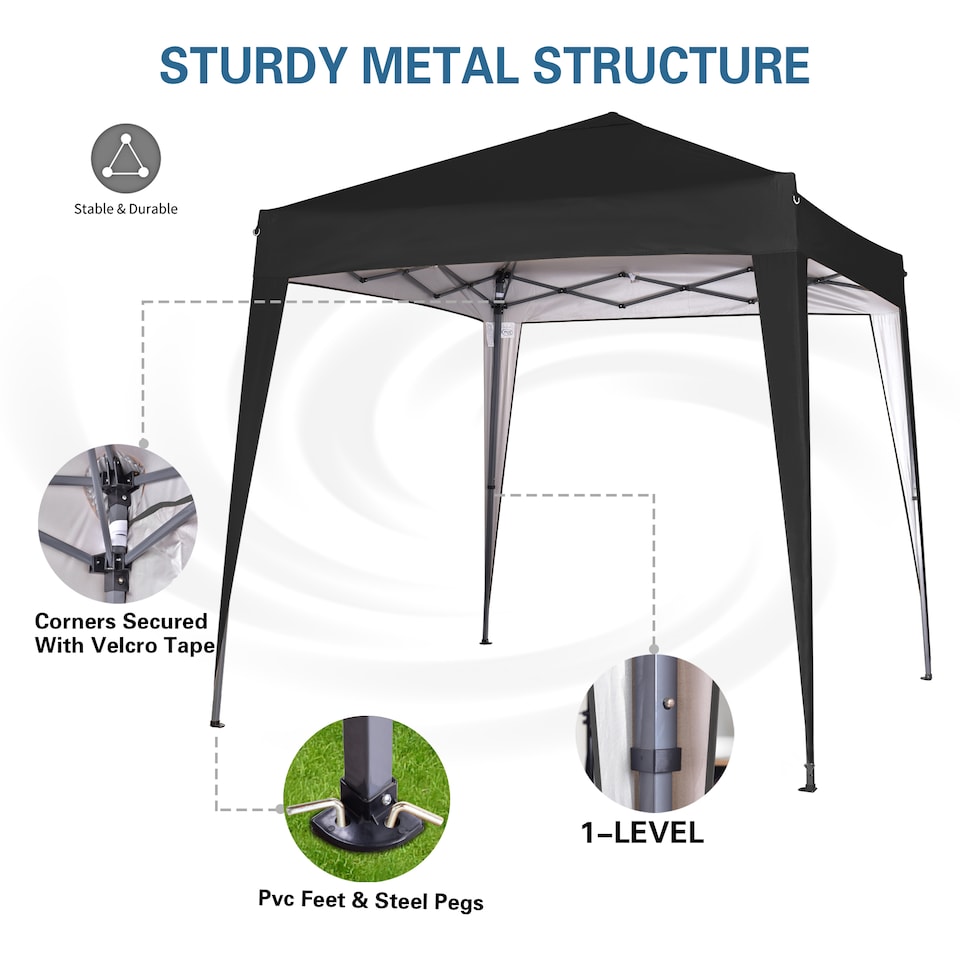 image 1 of MCC Direct 2X2 Pop up Red Gazebo with Sides | Red | Red