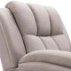 image 4 of Brookline Electric Technology Fabric Single Motor Rise Recliner Chair (Pumice)