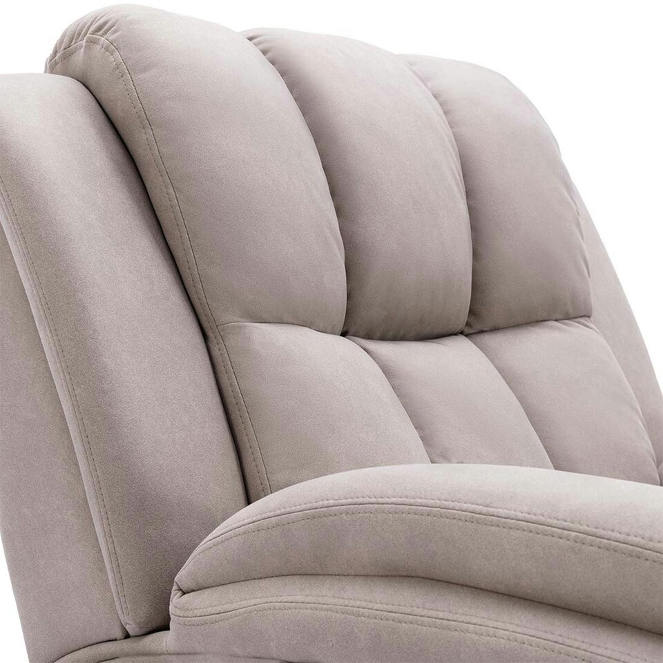 image 1 of Brookline Electric Technology Fabric Single Motor Rise Recliner Chair (Pumice)