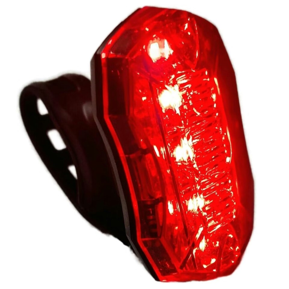 image 1 of Sport Direct 20 Lm 3x LED Bike Front Light Awe Rear SuperBright 5 x Red SMD LEDs Set