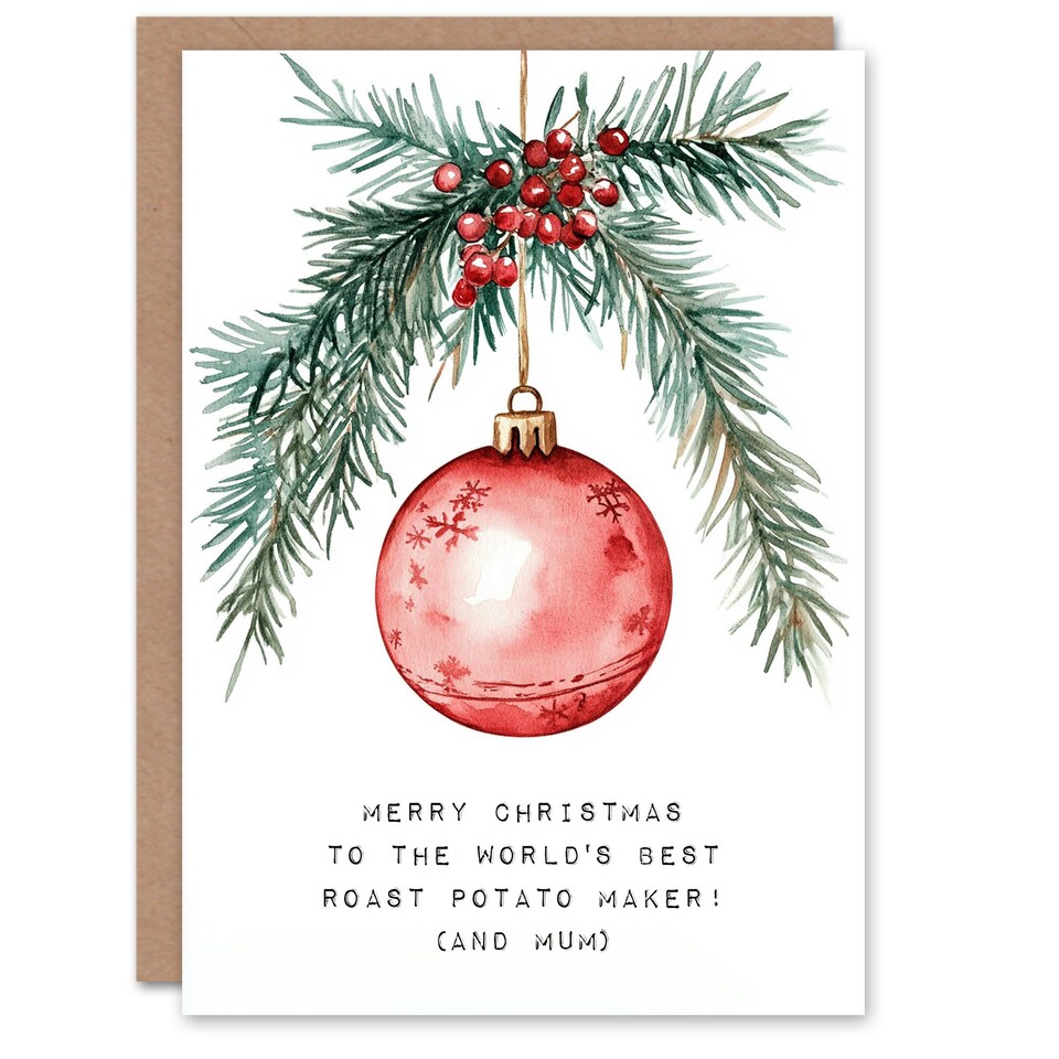 image 1 of World's Best Roast Potato Maker Fun Modern For Her Mum Christmas Card