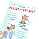 image 3 of Passed Exams/Congratulations Card for Him/Her/Friend | Sweet Cartoon Design