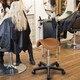 image 2 of Yaheetech Adjustable Salon Chair for Massage Brown | Retro Brown