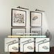 image 2 of ValueLights Ryle Pair of - Easy Fit Touch Dimmer Rechargeable Picture Wall Light - Black