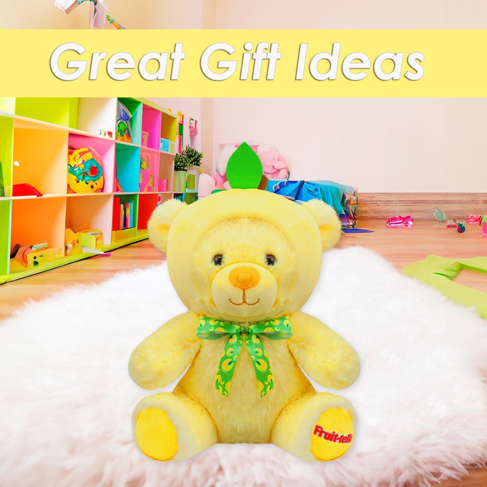 image 1 of vfm-estore Fruit-tella Bear Plush Toy - Strawberry 23cm