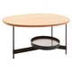 image 2 of Interiors by Premier Coffee Table With Oblong Top Brown