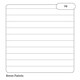image 8 of Rhino A5 192 Page Blue 8mm Lined Casebound Book