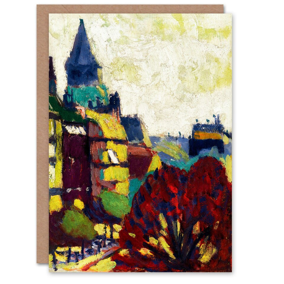 image 1 of Henry Lyman Sayen Art Card St Germain Des Pres Abbey