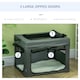 image 9 of PawHut 69cm Soft Side Pet Carrier w/ Cushion, for Mini Small Dogs - Grey
