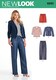 image 1 of New Look 6351 Paper Sewing Pattern – Women’s Jackets, Trousers, Skirts & Tops, Size A (10–12–14–16–18–20–22), Intermediate