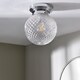 image 6 of Set of 2 Tropic - Textured Glass IP44 Bathroom Ceiling Lights