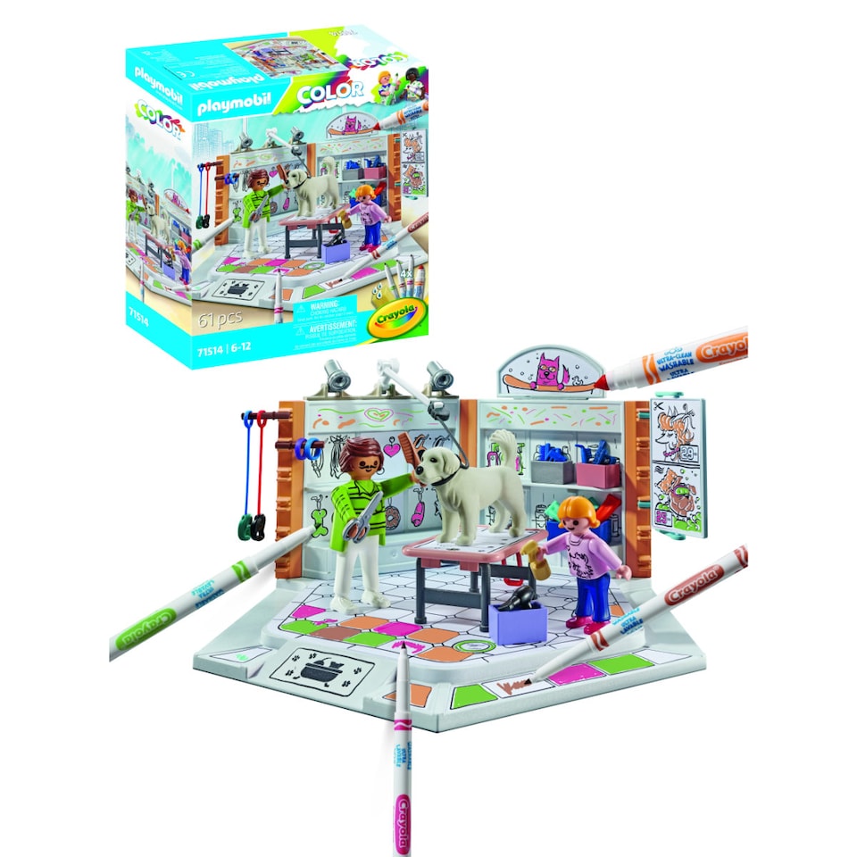 image 1 of Playmobil Color Dog Salon