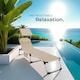 image 8 of Sun Lounger Lorella - padded, foldable, with aluminium frame | Cream | beige | 1