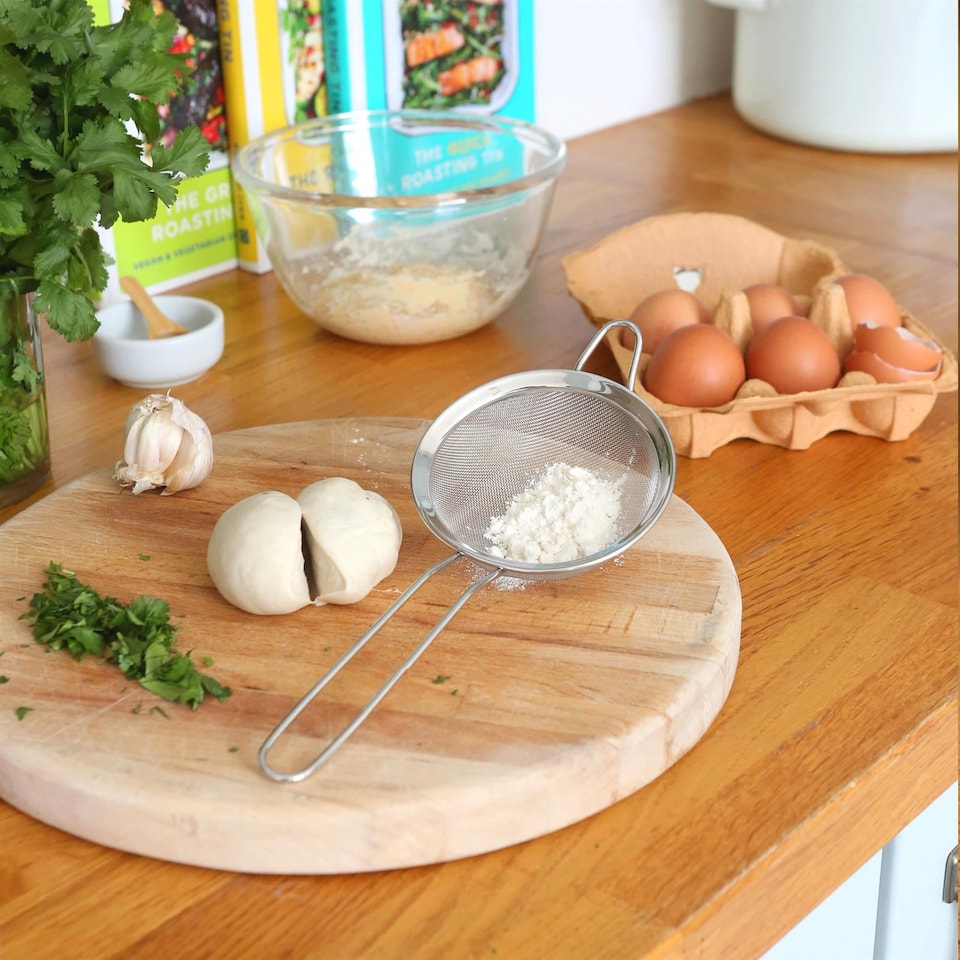 image 1 of Argon Tableware Stainless Steel Sieve - 10cm