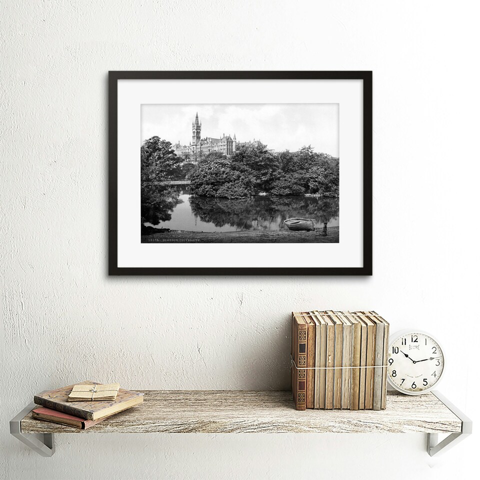 image 1 of Landmark University Glasgow 1895 Scotland Framed Wall Art Print