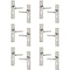 image 1 of Satin Nickel URFIC Westminster Lever Door Handles | Multi | Keyhole | 6