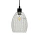 image 1 of Birch - Clear Fluted Glass Easy Fit Pendant Shade Clear