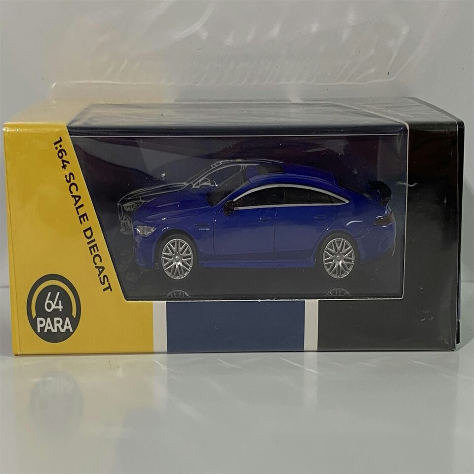 image 1 of Mercedes Benz AMG GT63 S RHD 2019 Metallic Blue 1:64 Scale Paragon 65281R