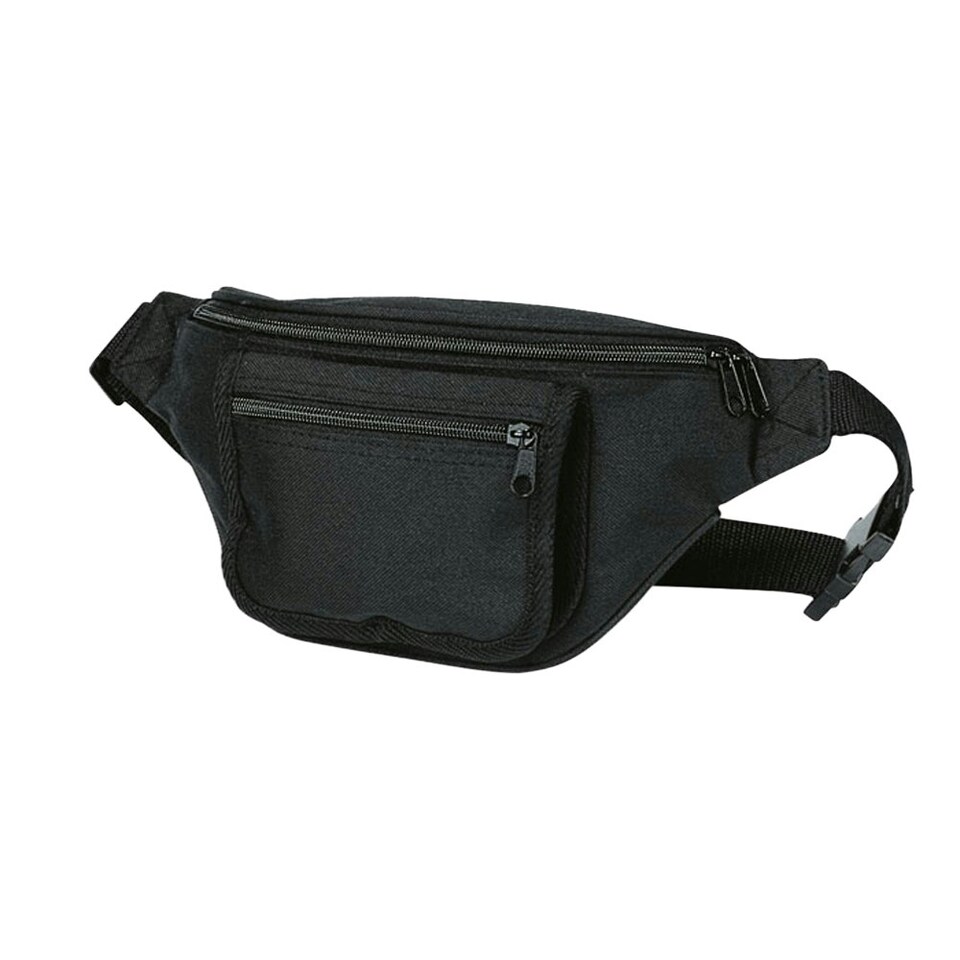 image 1 of MidOcean Frubi Pocket Waist Bag - Black - One Size Black