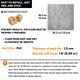 image 4 of NOVECRAFTO Vinyl Floor Tiles Self Adhesive – 12x12in Peel and Stick Flooring for Kitchen, Bathroom & Living Room – Grey Granite Effect Design Grey | 5.57 sqm