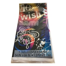 Unique Party Peace Party Table Cover - Multicoloured - One Size