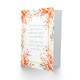 image 2 of Matthew 6:34 Live in the Moment Orange Flowers Bible Christian Birthday Card