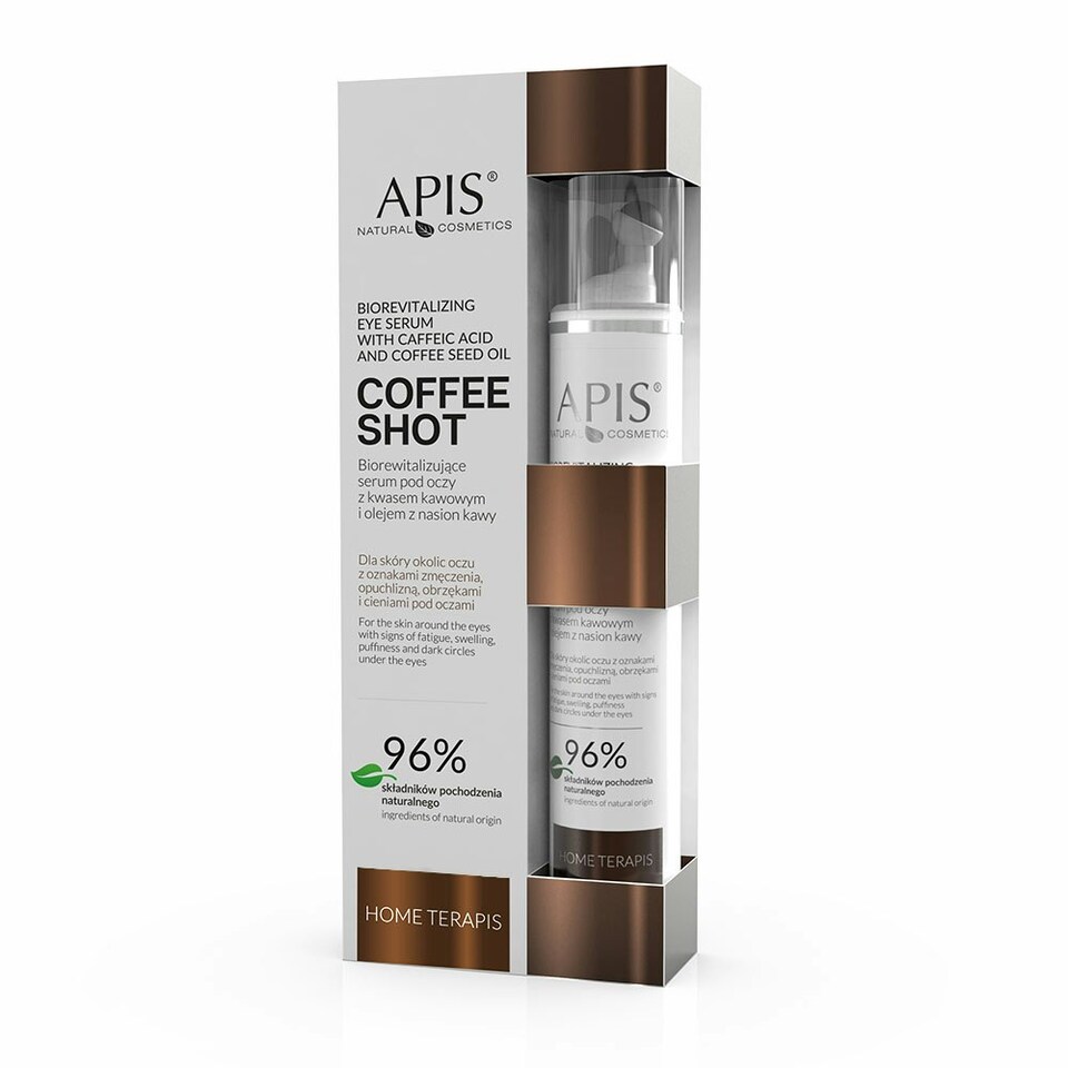 image 1 of Apis Coffee Shot Biorevitalizing Eye Serum with Caffeic Acid and Coffee Seed Oil 10ml