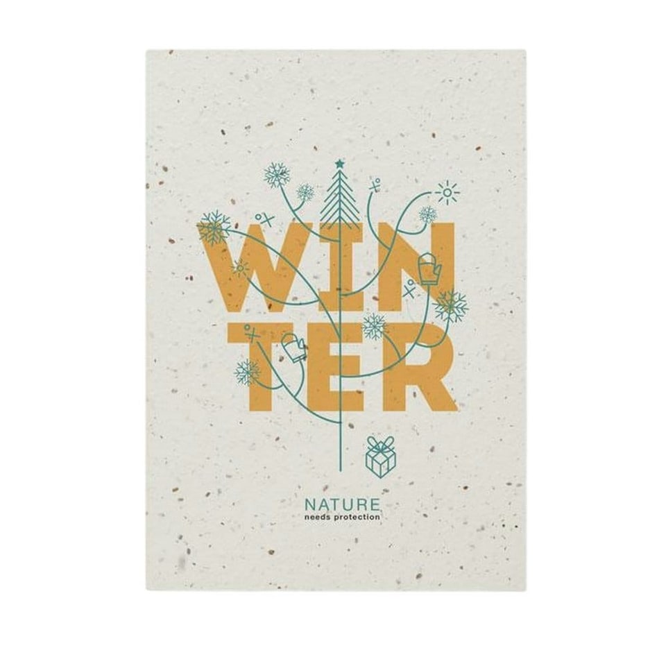 image 1 of MidOcean Seed Book Seed Paper A5 Notebook - White - One Size