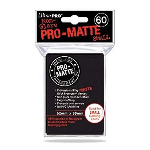Ultra PRO - PRO-MATTE Small Sleeves (60) - Black - Brand New