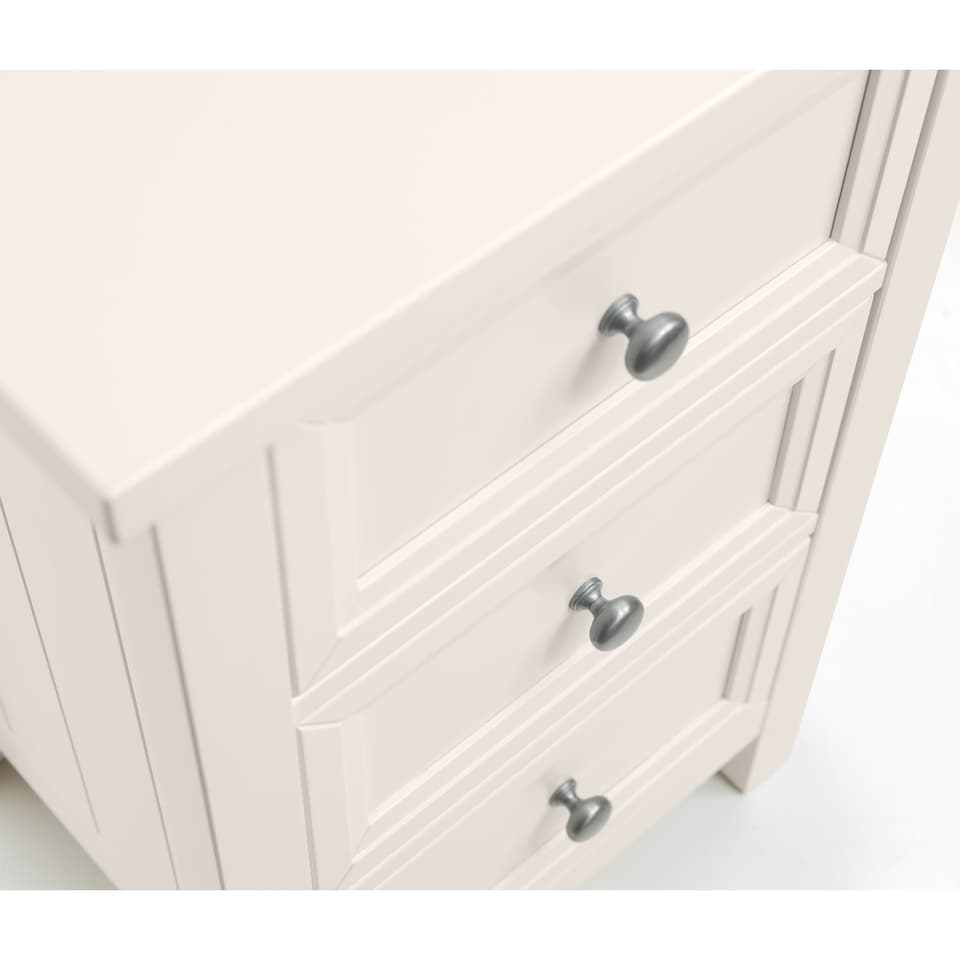 image 1 of Maine 6 Drawer Dressing Table - Surf White