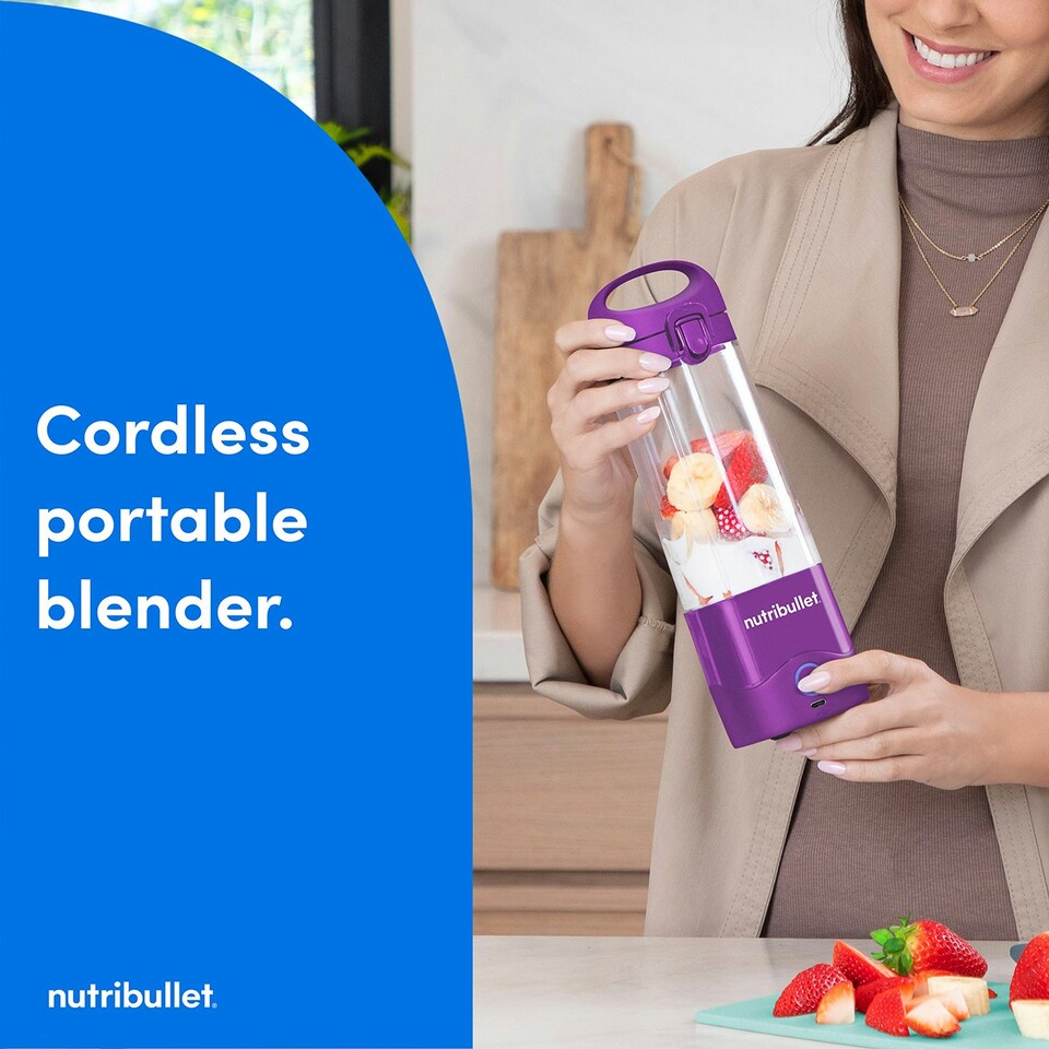 image 1 of nutribullet Portable Blender Purple Purple