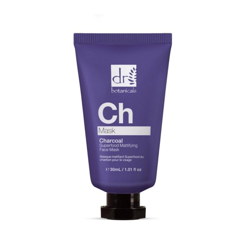 image 1 of Dr. Botanicals Advanced Charcoal Superfood Anti-Ageing Mattifying Face Mask 30ml for Fine Lines, Wrinkles, Dullness