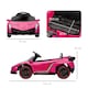 image 7 of HOMCOM Lamborghini Veneno Licensed Electric Ride-on Car w/ Remote- Pink
