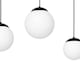 image 4 of Milagro Pendant Lamp Lima Down Black 3XE14