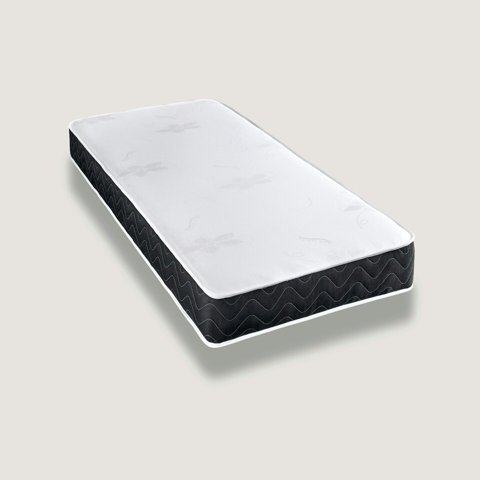 image 1 of Mars Black Border Hybrid Mattress - 17cm Deep, Medium-Soft Feel Black | Small Double