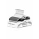 image 1 of Dyzi Plastic Coat Hangers Non Slip White Pack of 100