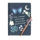 image 2 of A5 Midnight Moth Notebook - Journal with Amethyst Pen